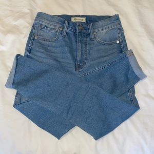 NWOT Madewell 10” High Rise Skinny Crop Jeans